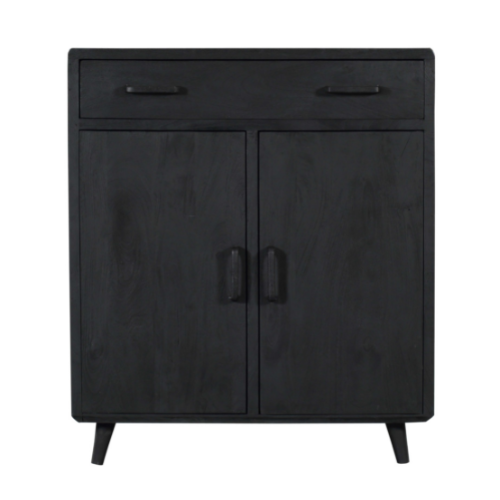 Cabinet cupboard Omaha Black | 100 cm