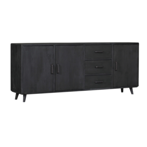 Sideboard Omaha Black | 220 cm