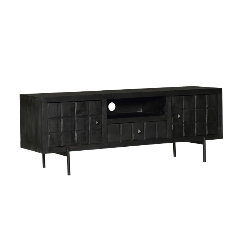 TV cabinet Brandy Black | 150 cm