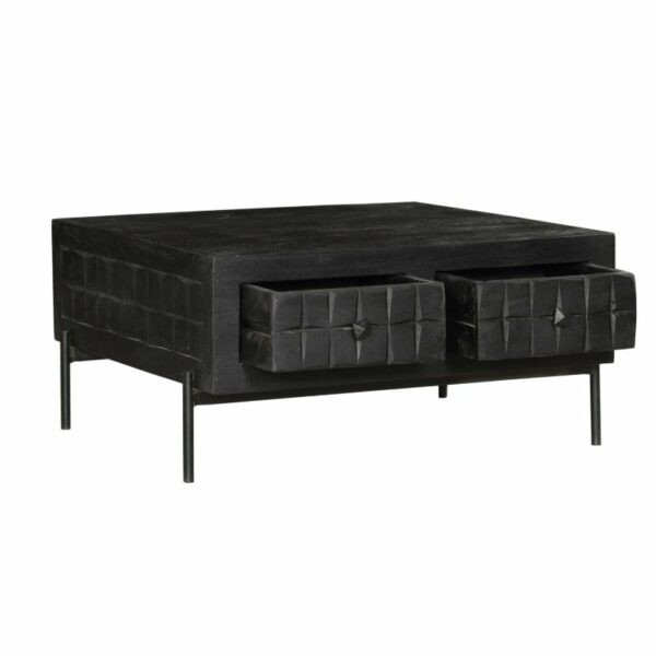 Couchtisch Brandy Schwarz | 80 cm