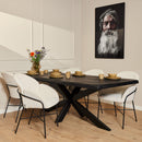 Tree trunk table Boston Black | 160 cm