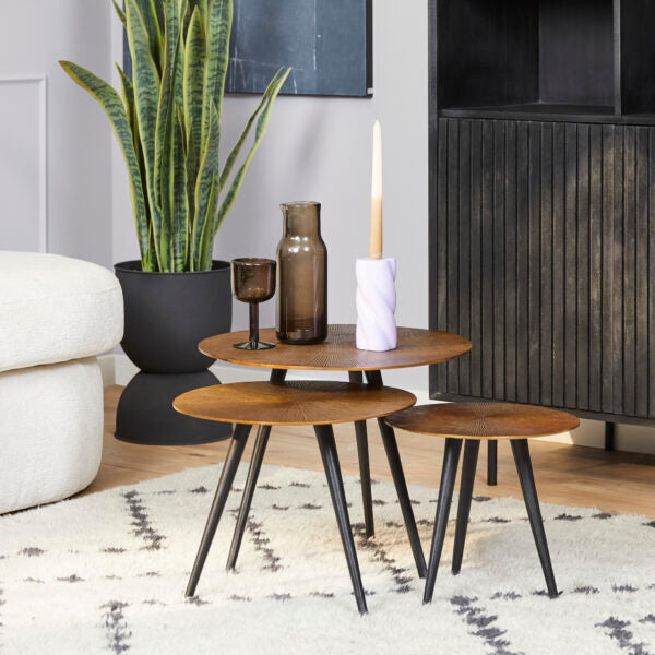 Side table Ryas | 49 cm | Set of 3