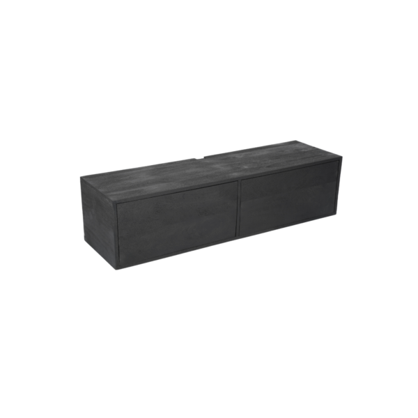 Floating TV cabinet Vision Black | 120 cm