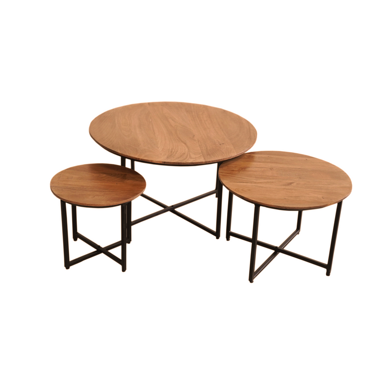 Salontafel RichWood | Set van 3