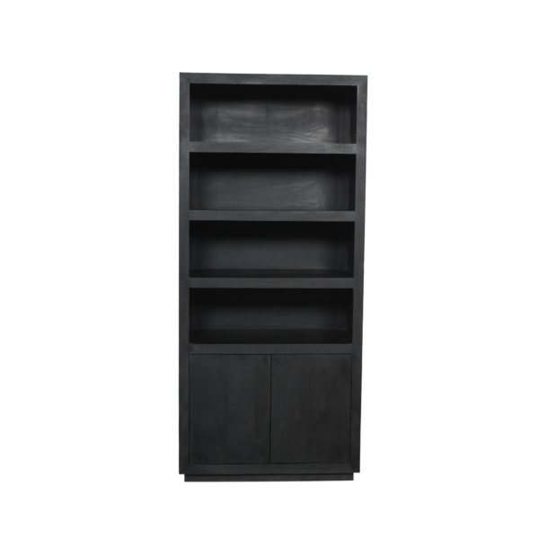 Brussels Black XL Shelving Unit | 160 cm