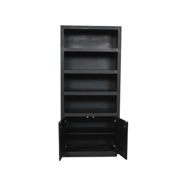 Brussels Black XL Shelving Unit | 160 cm