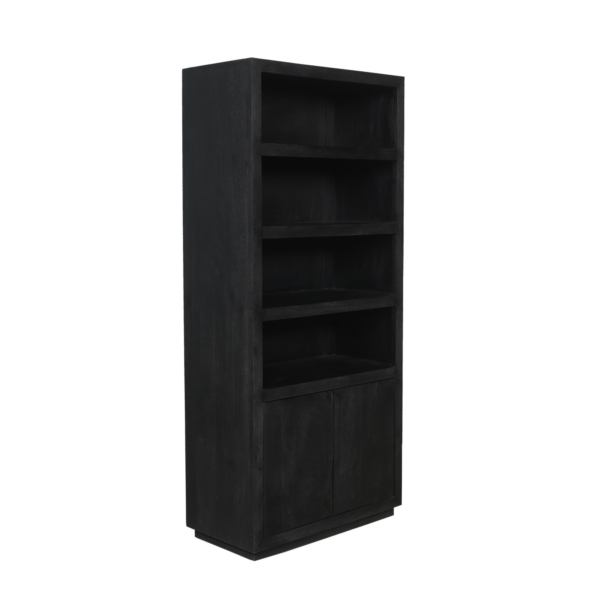 Brussels Black XL Shelving Unit | 160 cm