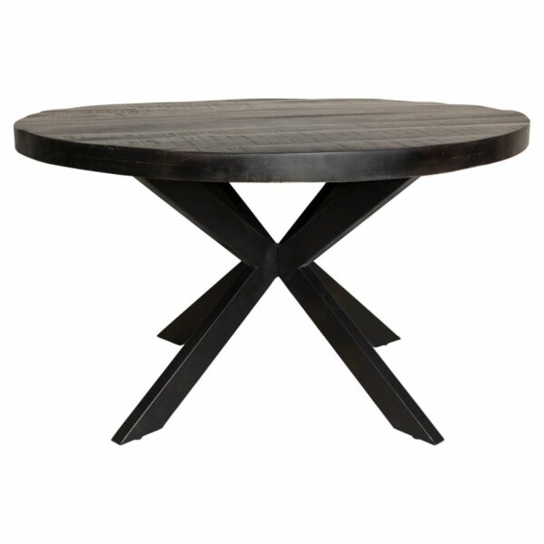 Eettafel Denver Zwart | 110 cm | Rond