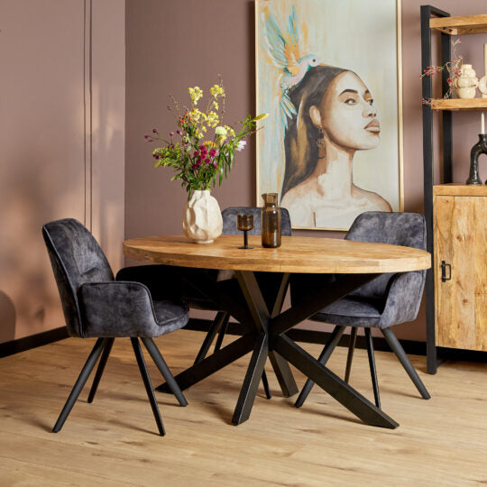 Eettafel Denver | 180 cm | Ovaal