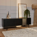 TV cabinet Madison Black | 165 cm