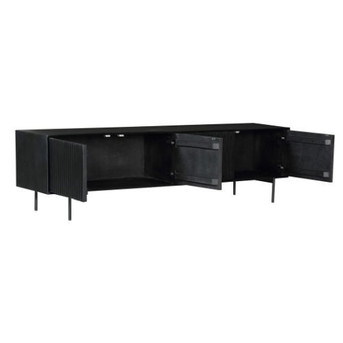 TV cabinet Madison Black | 210 cm