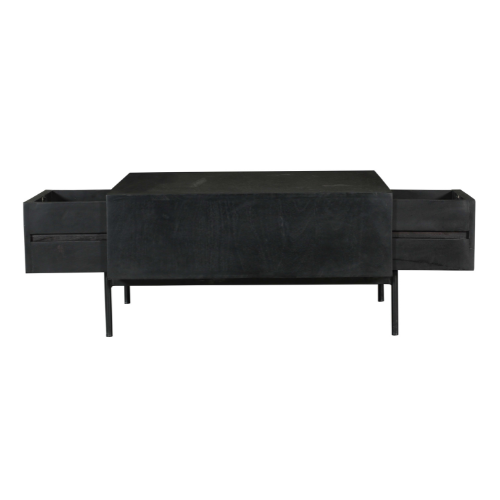 Couchtisch Madison Schwarz | 80cm | Quadrat