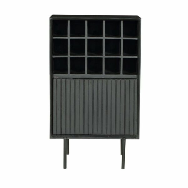 Wine cabinet Madison Black | 55 cm