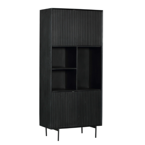 Madison Black Shelving Unit | 90 cm