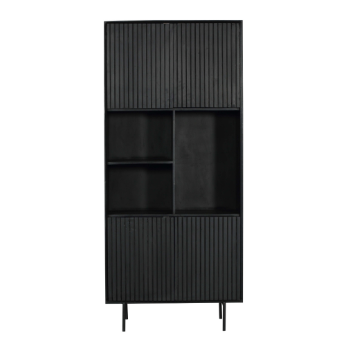 Madison Black Shelving Unit | 90 cm