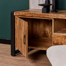 Boaz TV cabinet with door and open compartment | 110 cm