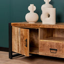 Boaz TV cabinet with doors and drawers | 200 cm