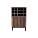 Wine cabinet Madison Walnut | 55 cm