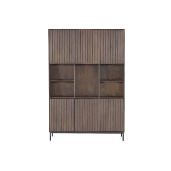 Madison XL Walnut Shelving Unit | 135 cm