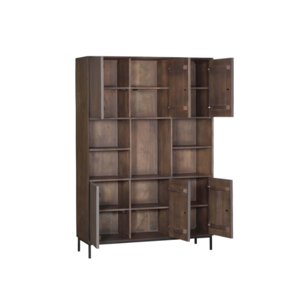 Madison XL Walnut Shelving Unit | 135 cm