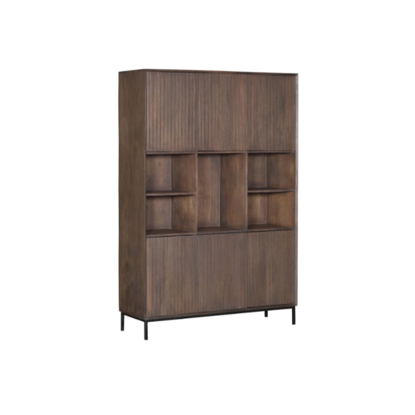 Madison XL Walnut Shelving Unit | 135 cm