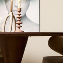 Eettafel Lima Walnut | 130 cm | Rond