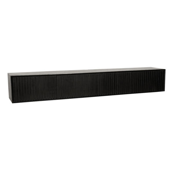 Floating TV cabinet Vision Black | 160 cm