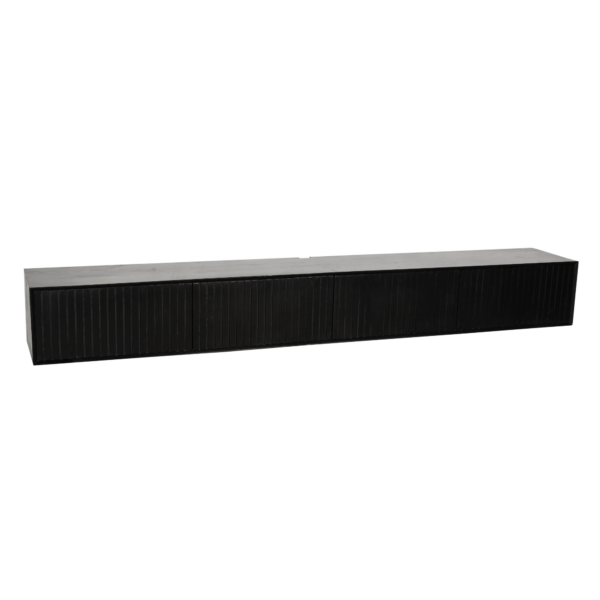 Floating TV cabinet Vision Black | 160 cm