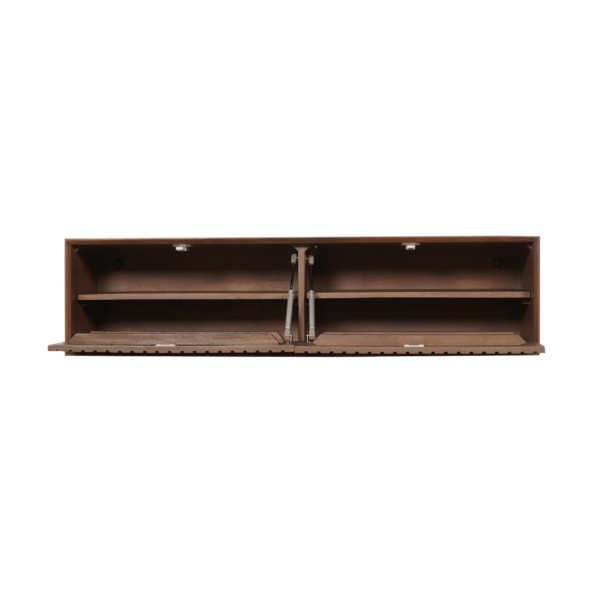 Floating TV cabinet Vision Walnut | 160 cm