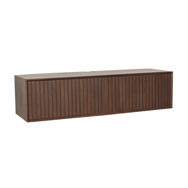 Floating TV cabinet Vision Walnut | 160 cm