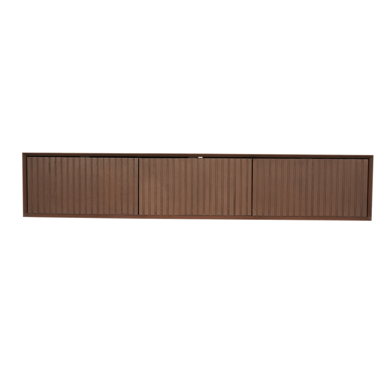 Floating TV cabinet Vision Walnut | 160 cm