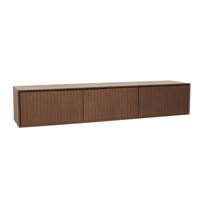 Floating TV cabinet Vision Walnut | 160 cm