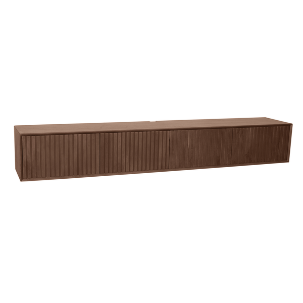 Floating TV cabinet Vision Walnut | 160 cm