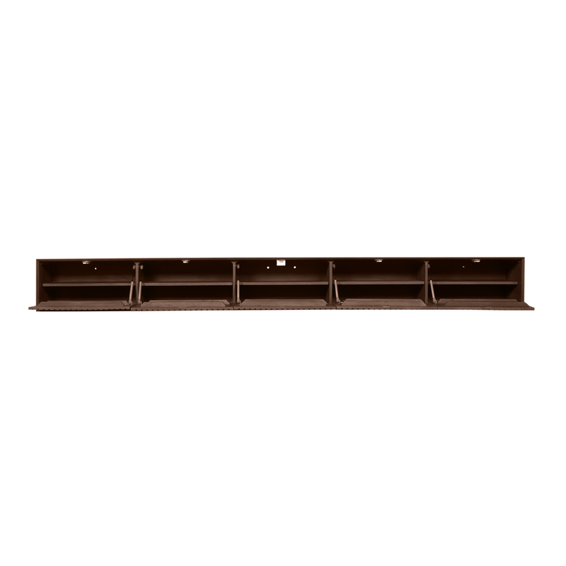 Floating TV cabinet Vision Walnut | 160 cm