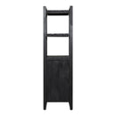 Bookcase Boaz Black 1 door | 55 cm