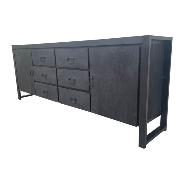 Sideboard Boaz Black | 200 cm