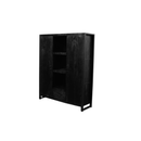 Bookcase Boaz Black | 150 cm