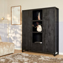 Bookcase Boaz Black | 150 cm
