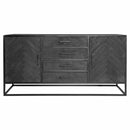 Sideboard New York Black | 165 cm