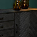 Sideboard New York Black | 210 cm