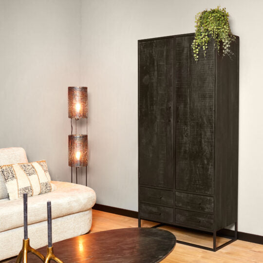 Cabinet Denver Black | 90 cm