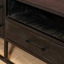 TV cabinet Denver Black | 180 cm