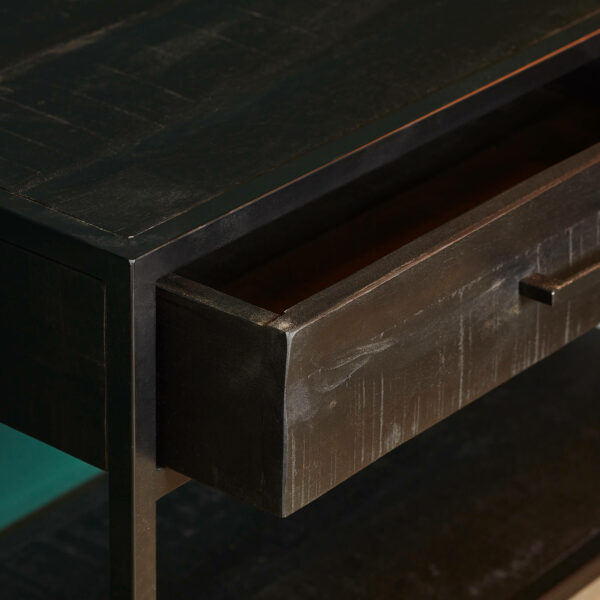 Side table Denver Black | 120 cm