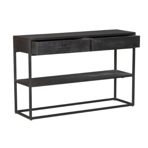 Side table Denver Black | 120 cm