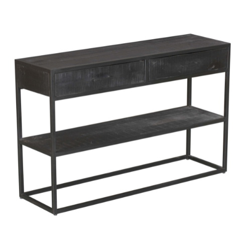 Side table Denver Black | 120 cm