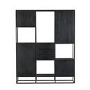 Denver Black Supreme XXL Shelving Unit | 160 cm