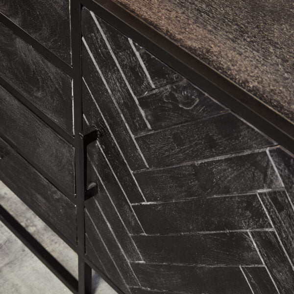 Sideboard New York Black | 210 cm