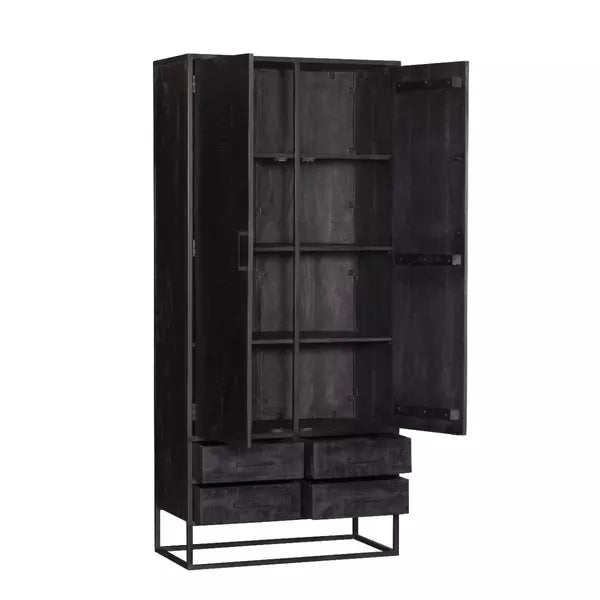 Cabinet Denver Black | 90 cm