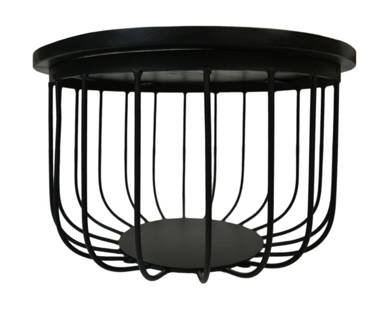 Side table Boaz Black | 60 cm