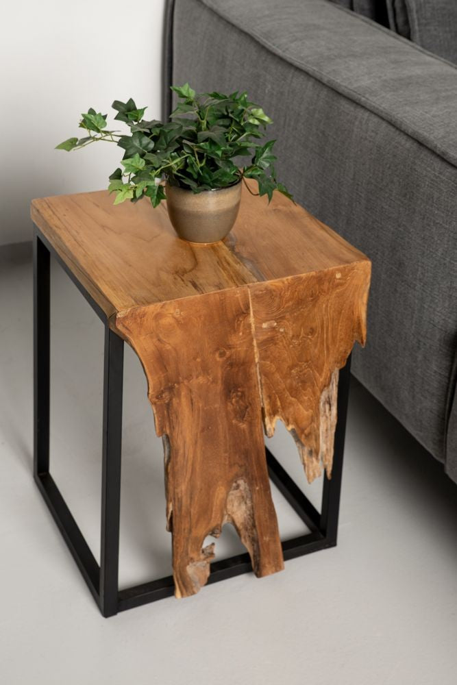 Side table Boaz Black | 60 cm